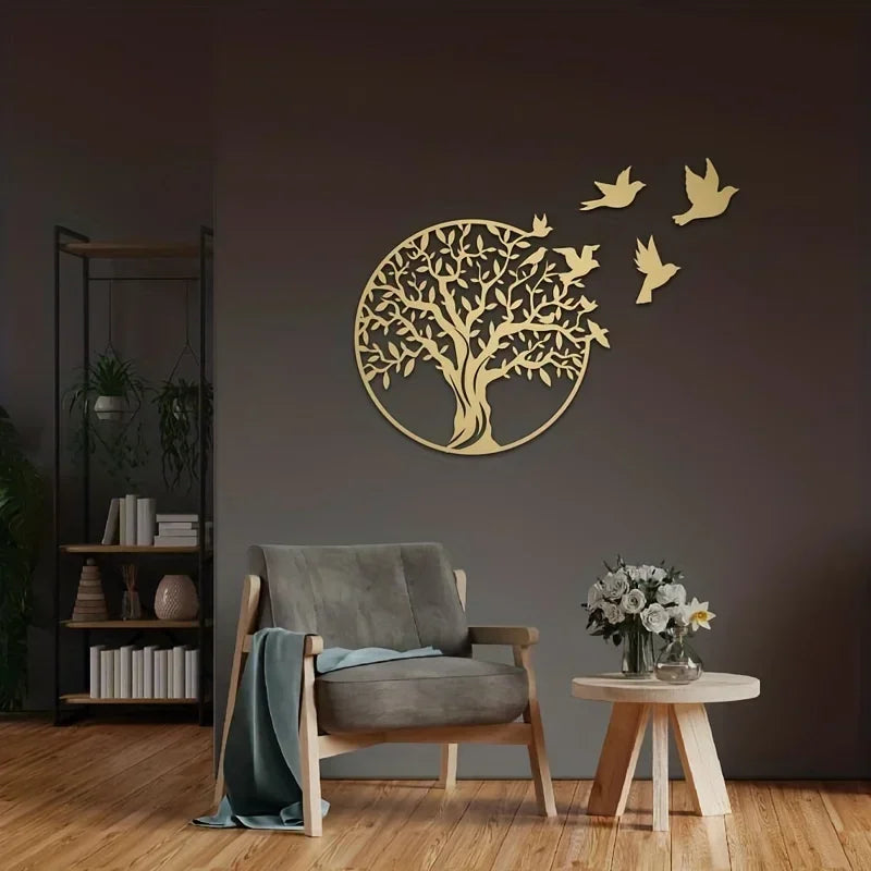 Birds of Grace Metal Wall Art