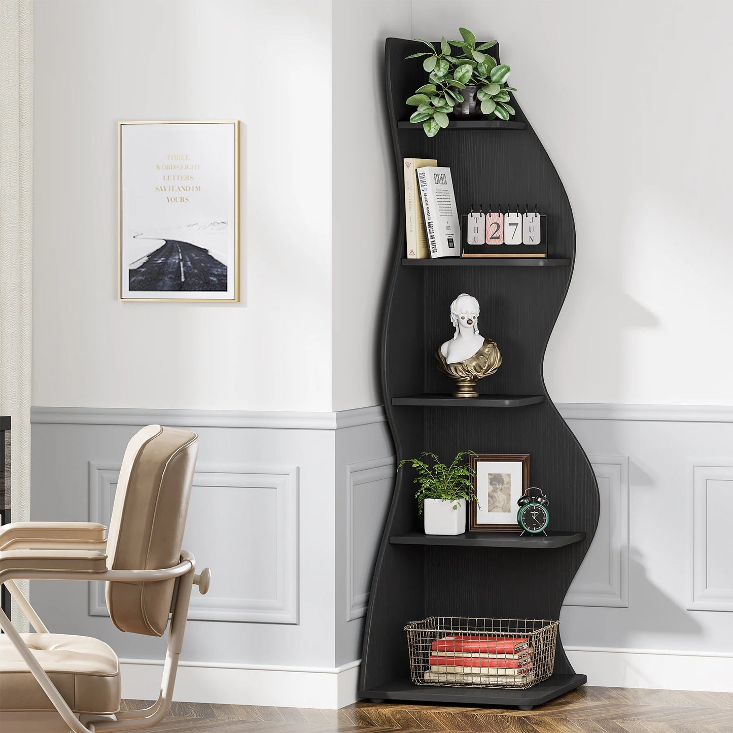 Waveline Corner Shelf US - KaveCore