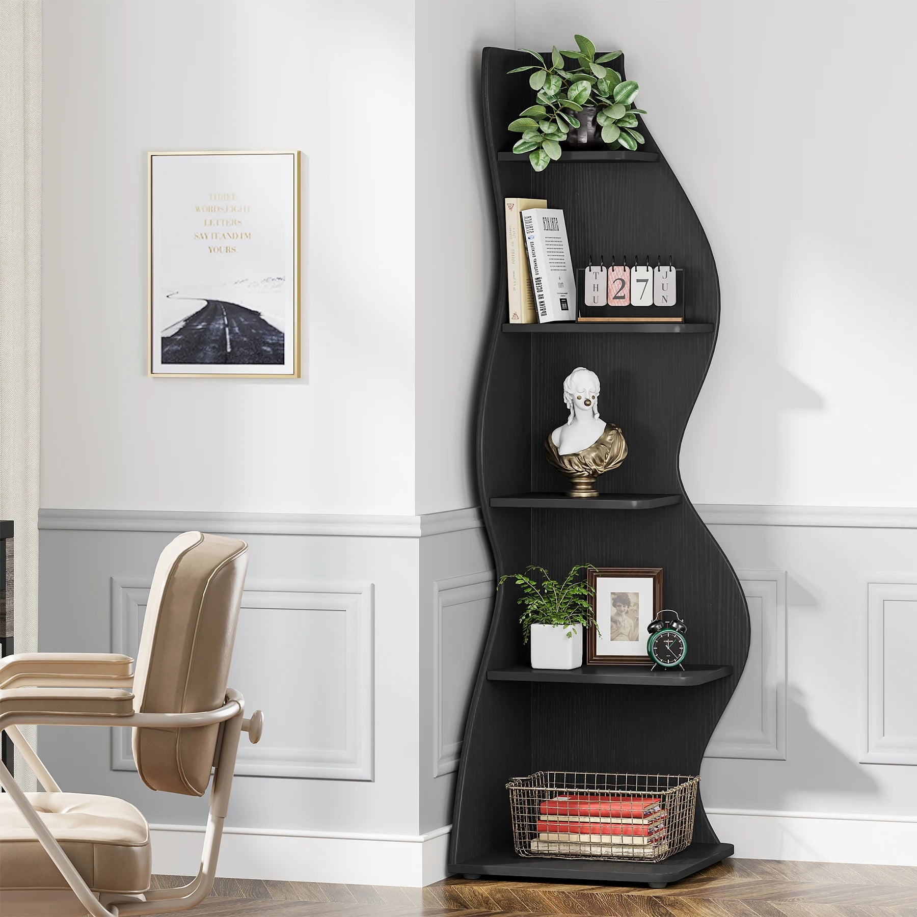 Waveline Corner Shelf US - KaveCore