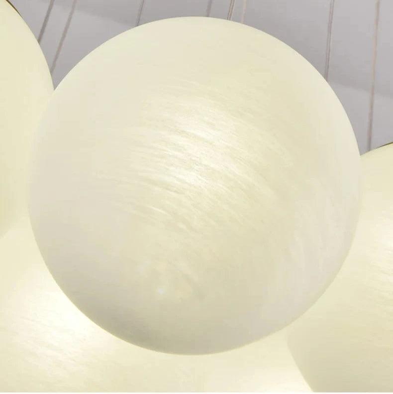 Frosted Nebula Chandelier