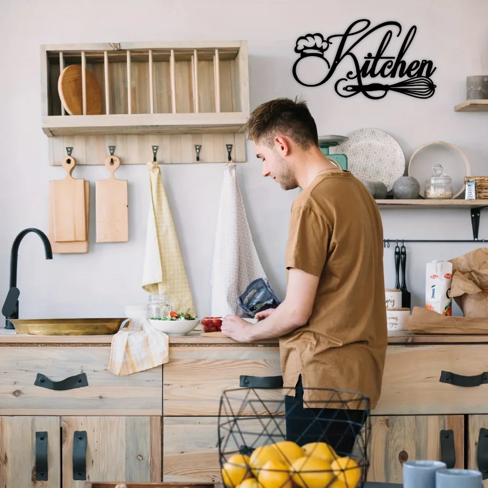Kitchen Emblem Metal Wall Art
