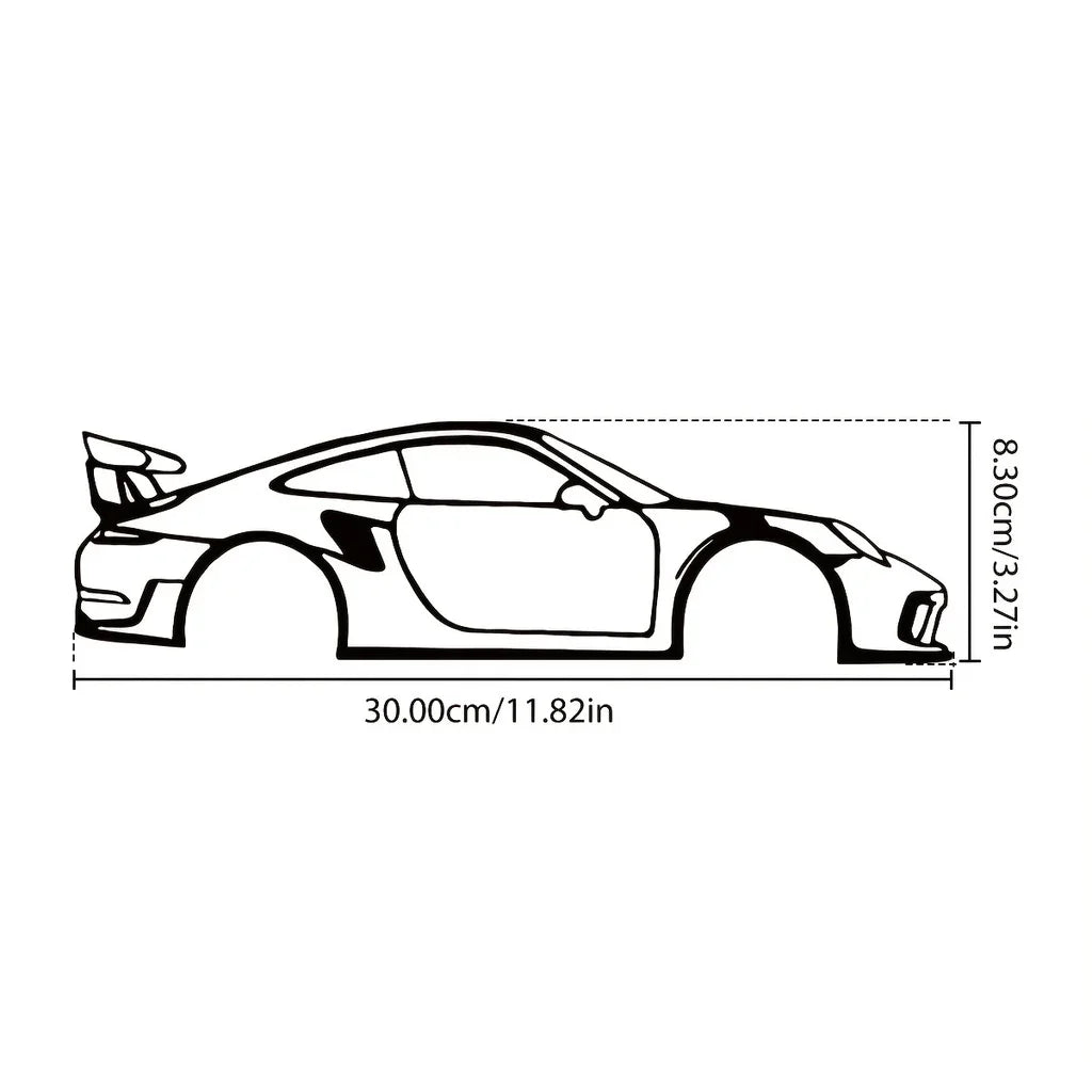 Sport Car Metal Wall Art