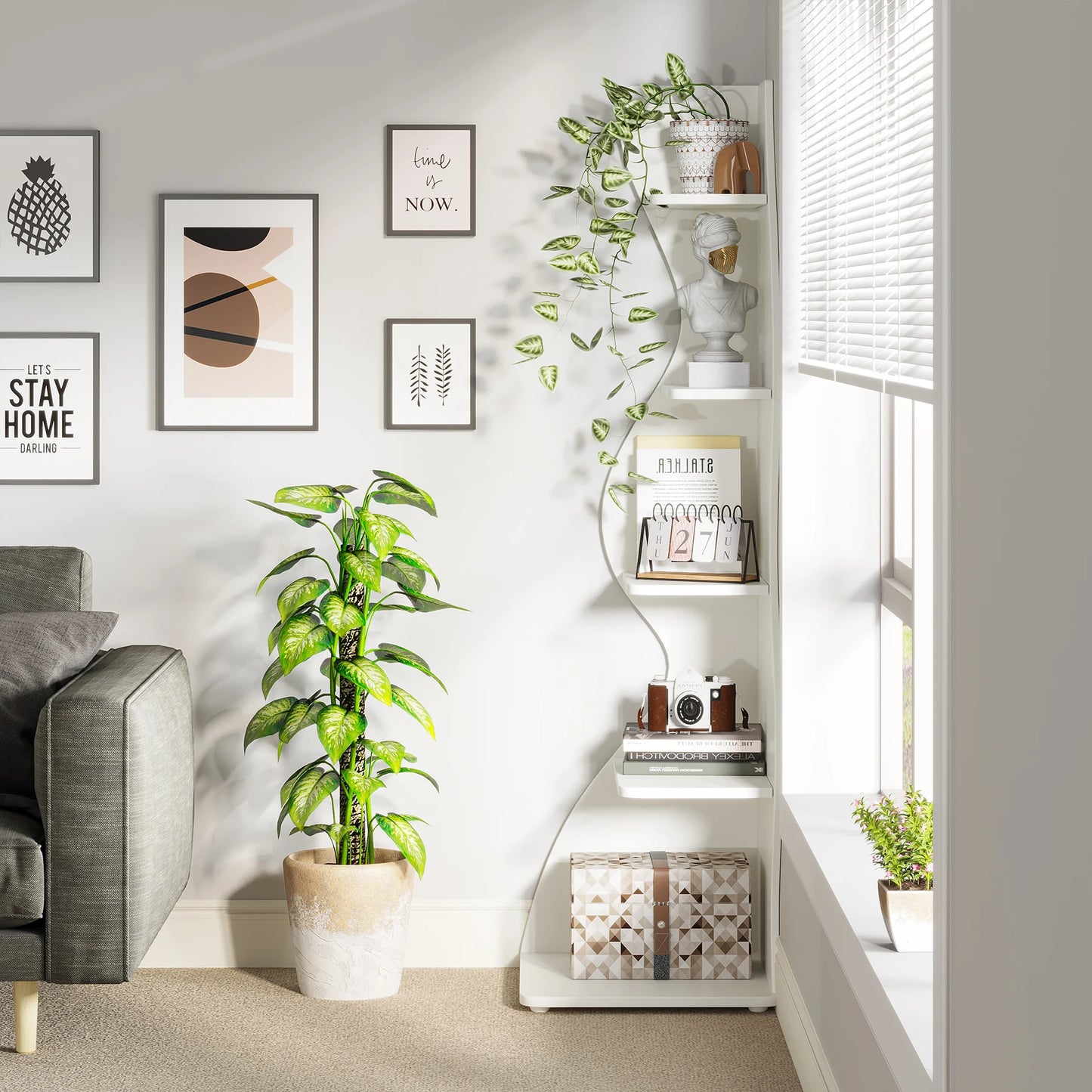 Waveline Corner Shelf US - KaveCore