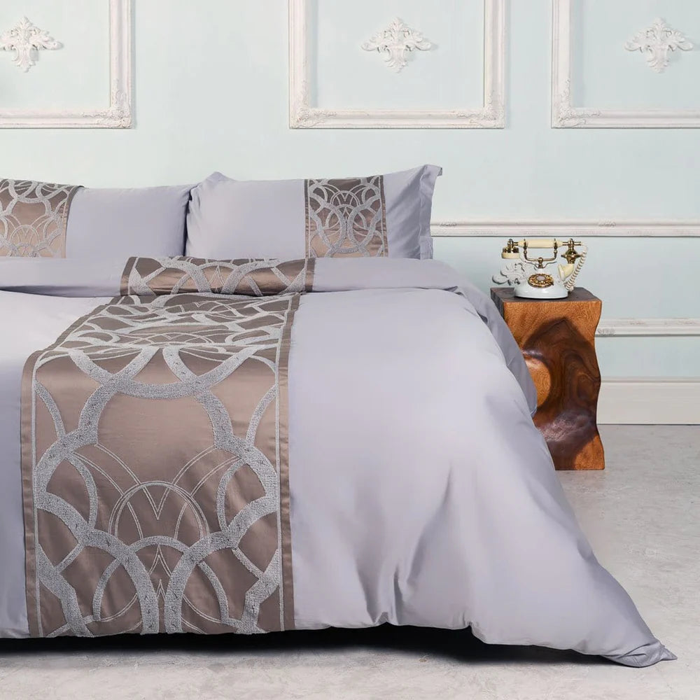 Imperial Echo Duvet Cover Set (Long-staple Sateen Cotton)