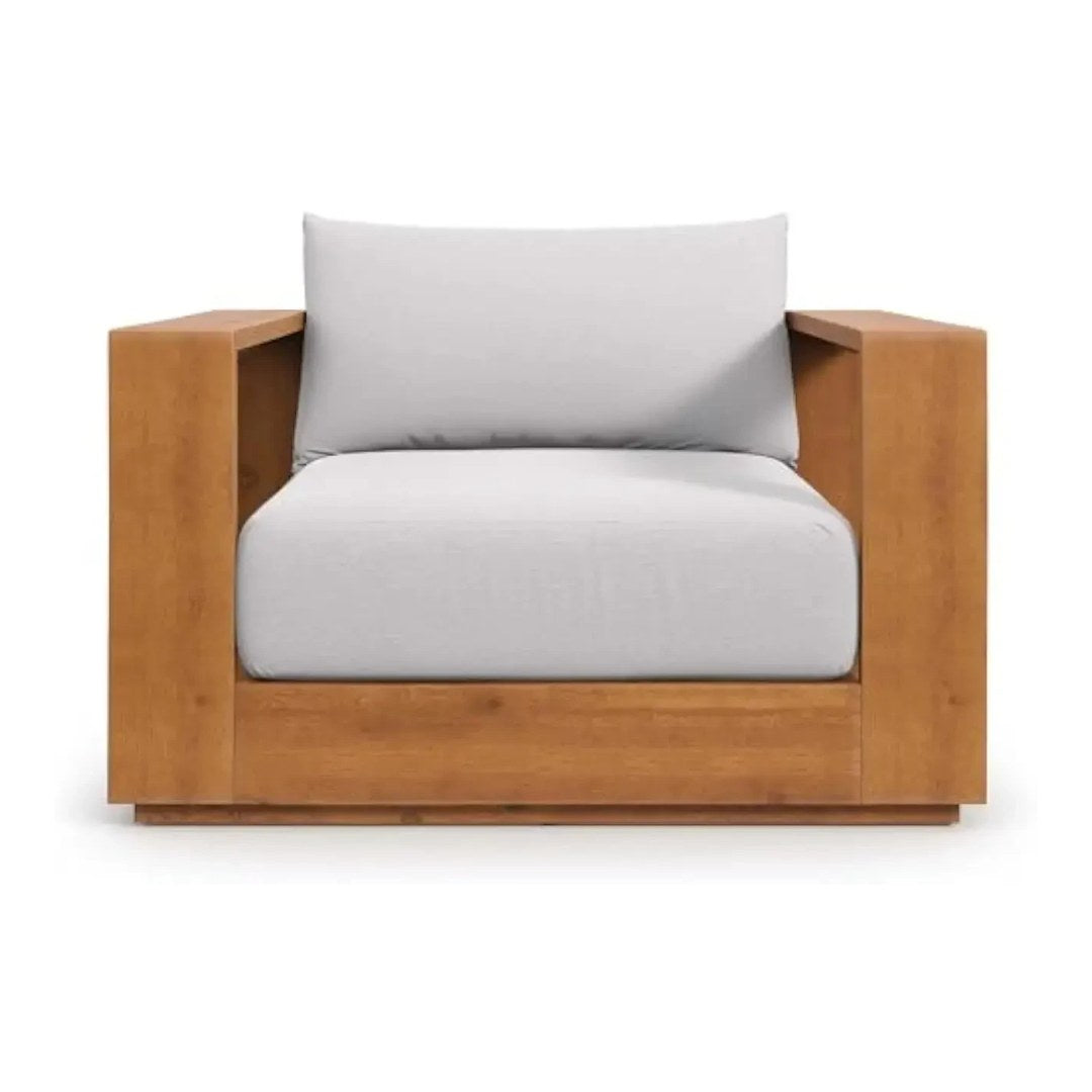 Acacia Wood Outdoor Club Chair - US - KaveCore