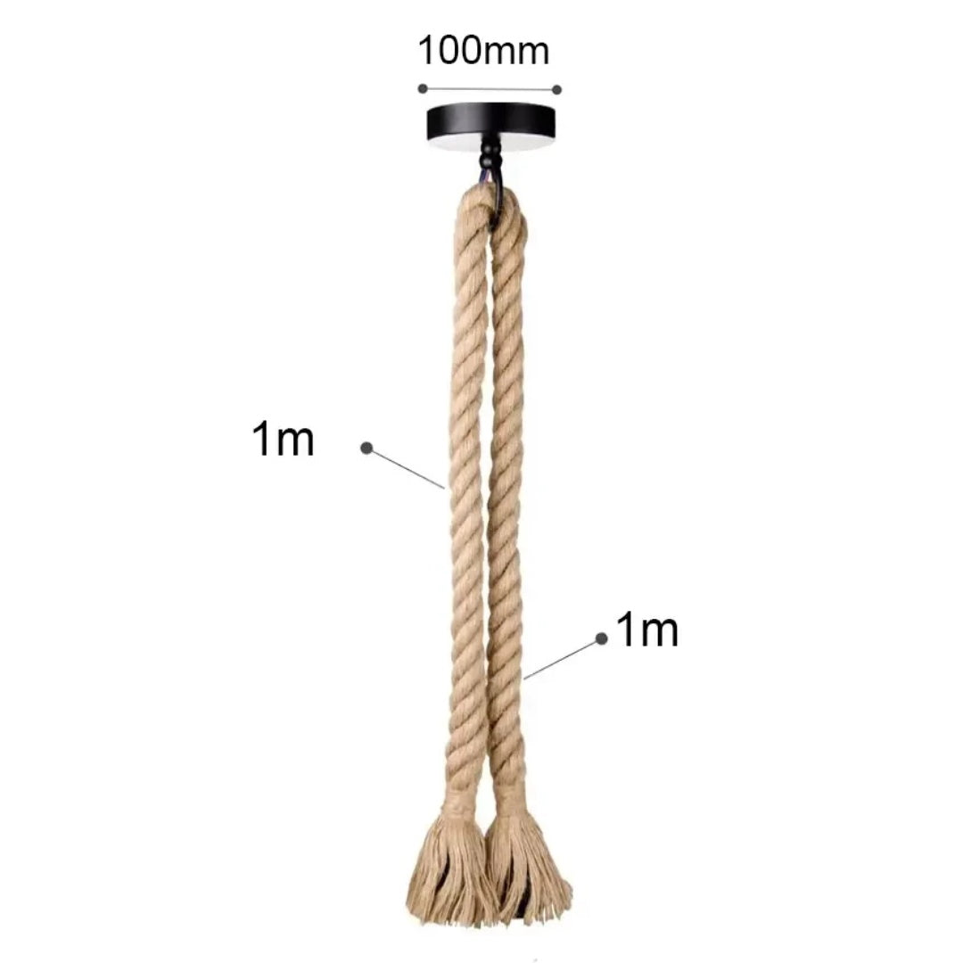 Knotted Rope Pendant Light - KaveCore