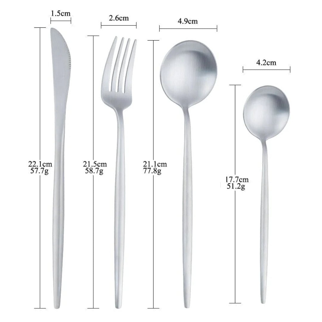 Vienna Stem Cutlery (4 Piece Set)