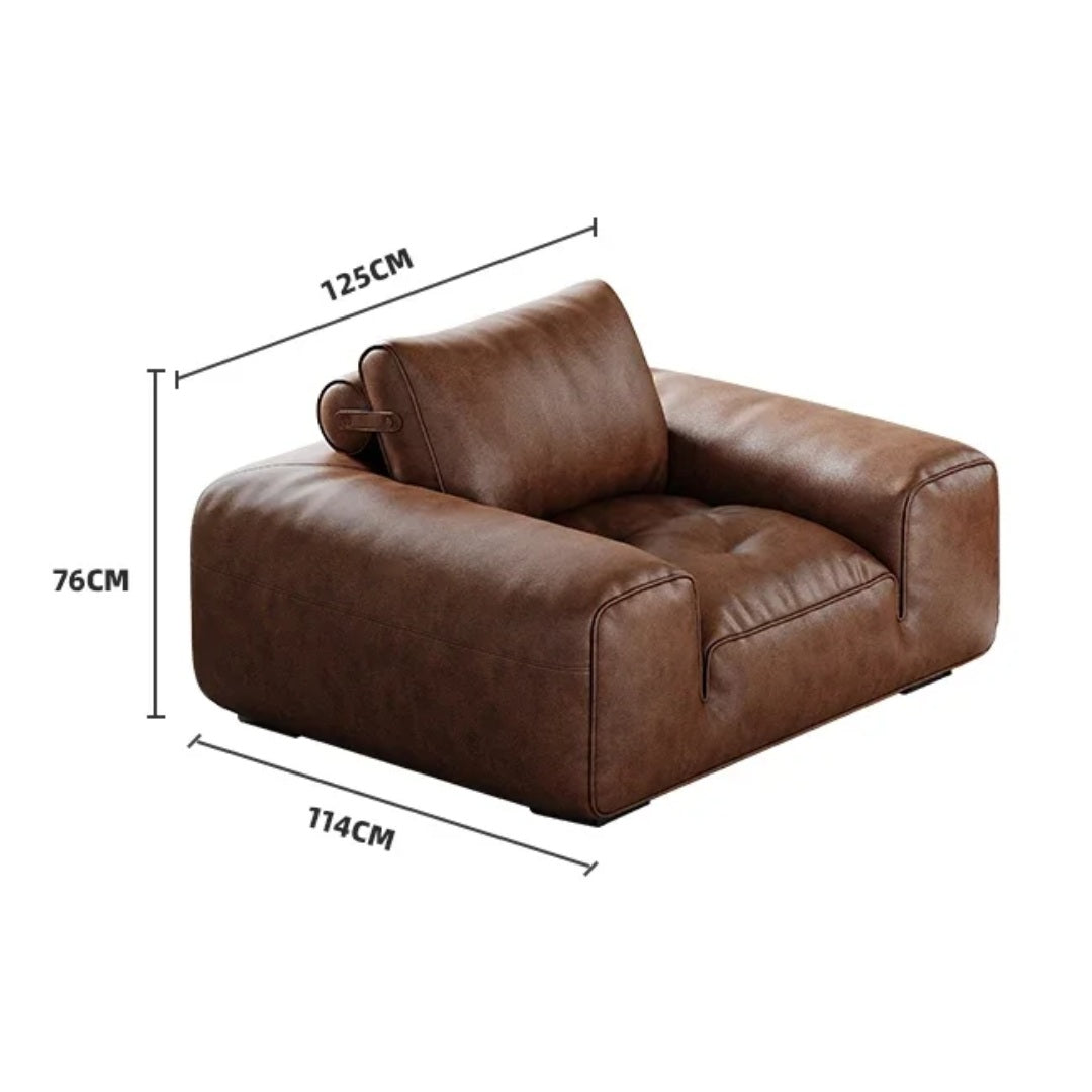 Lazaro Leather Sofa