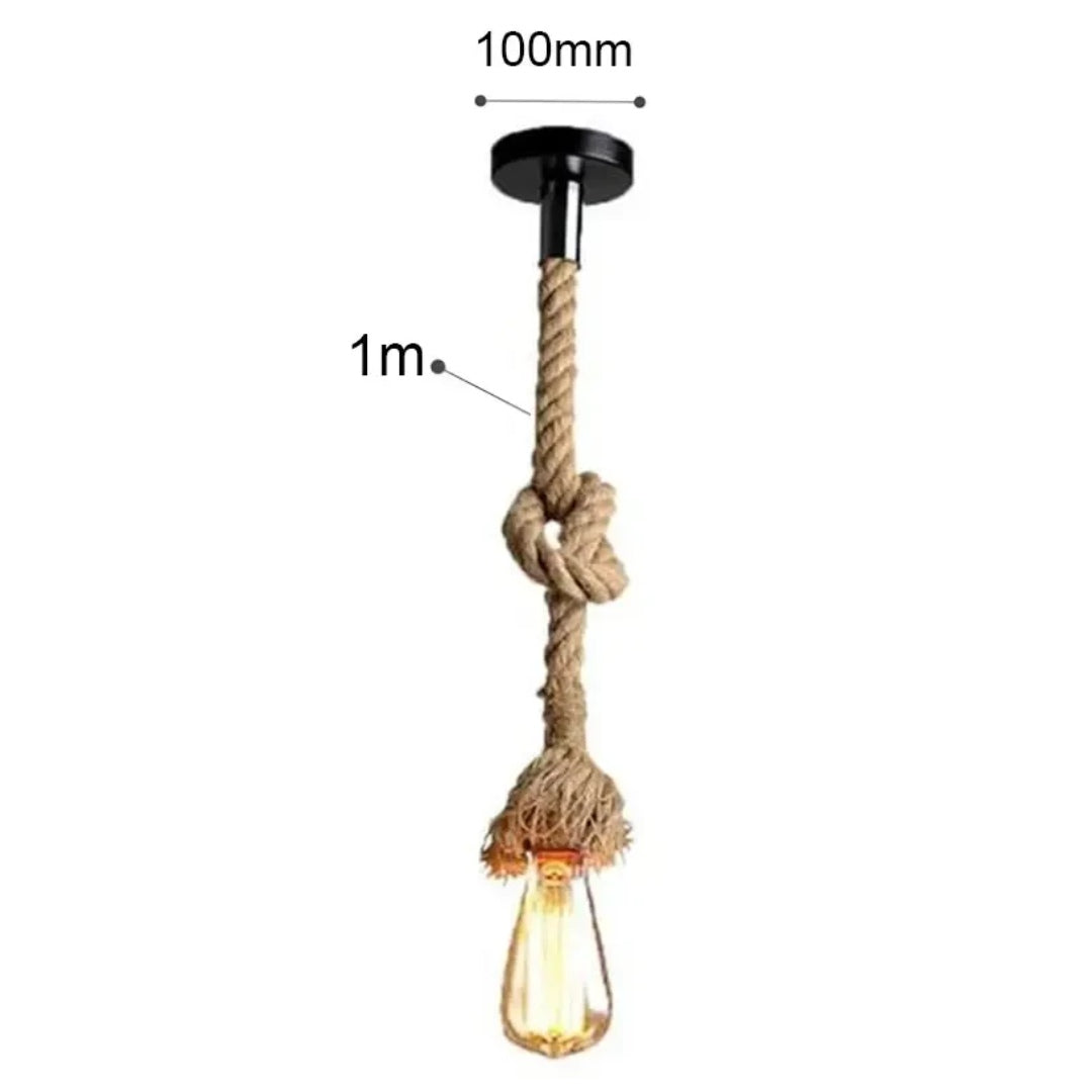Knotted Rope Pendant Light - KaveCore