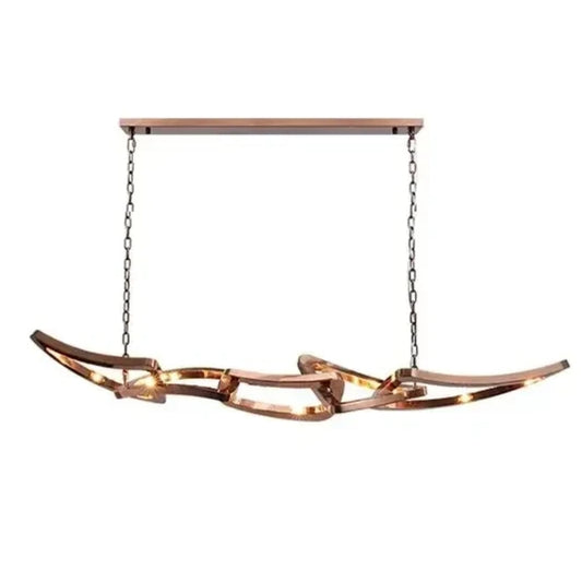 Kinetic Loop Chandelier