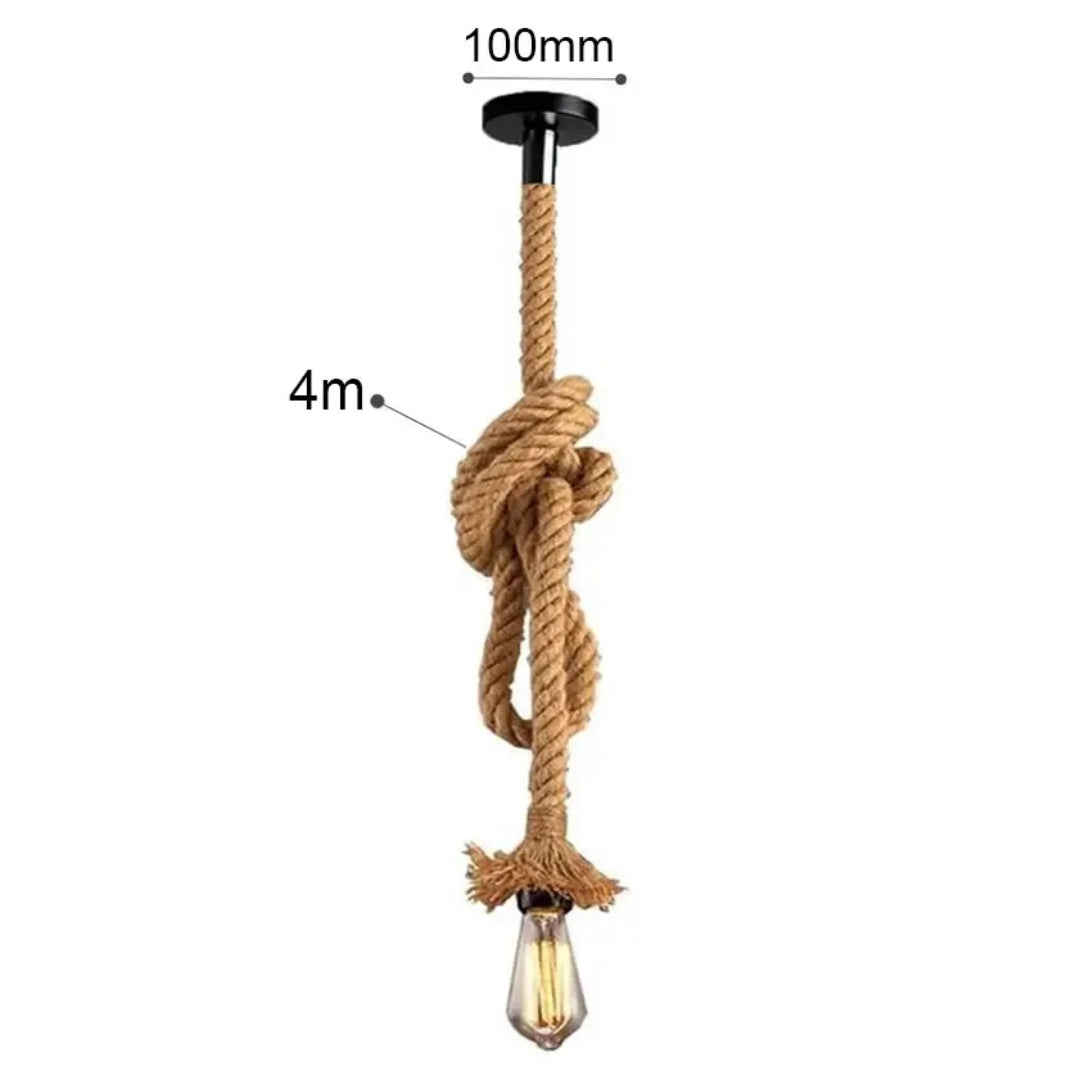 Knotted Rope Pendant Light - KaveCore