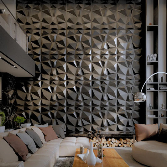 Gemstone 3D Leather Wall Panel