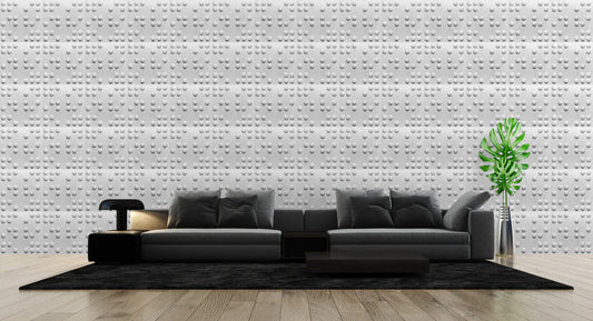 DotGrid PVC Wall Panel (Set of 12)