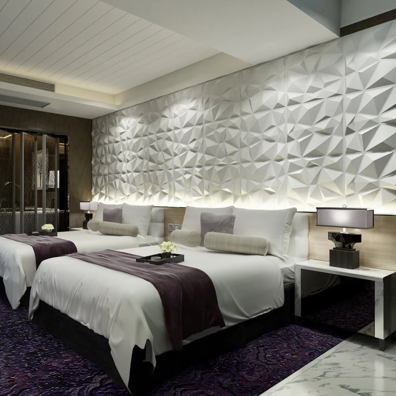 Gemstone 3D Leather Wall Panel