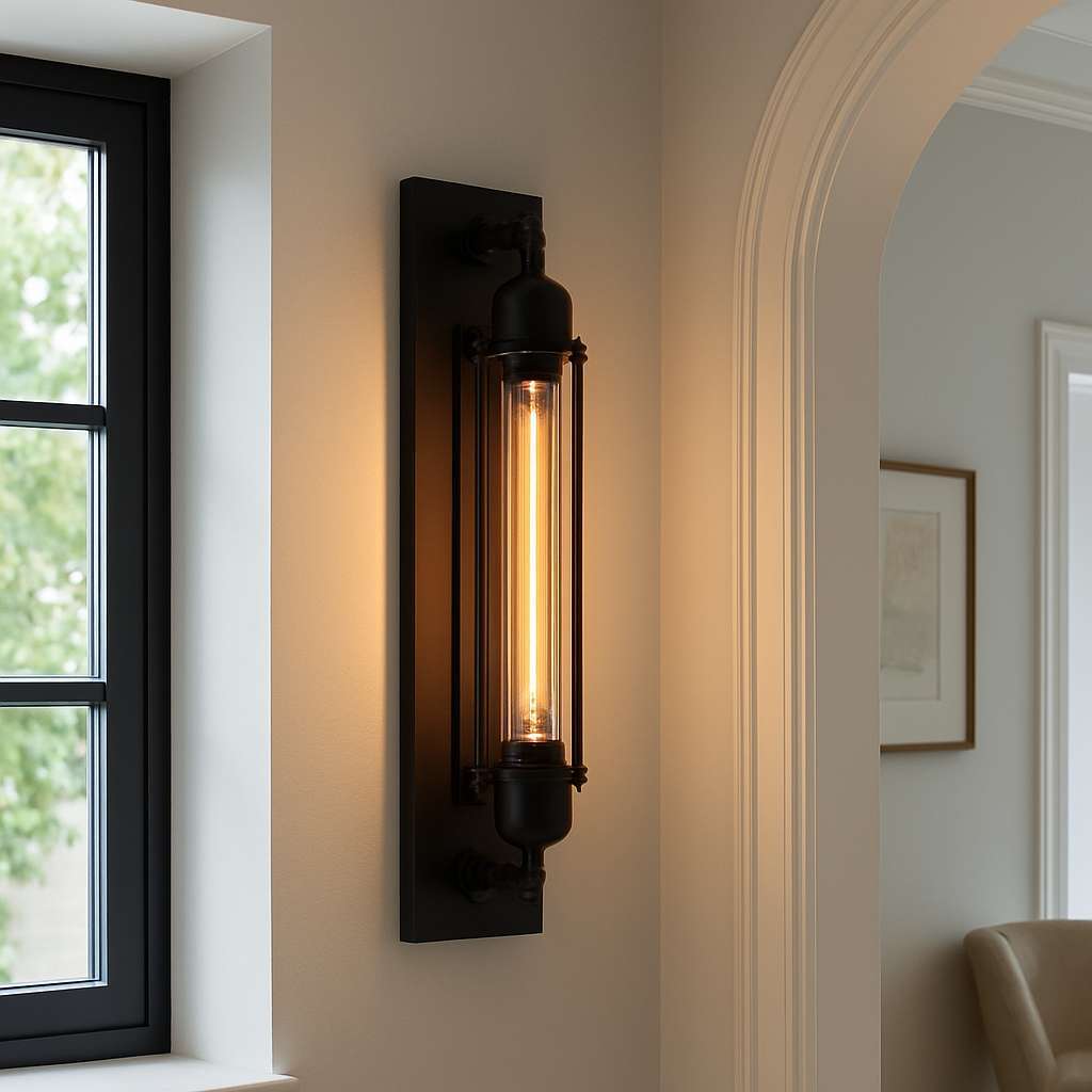 Steampunk Iron Wall Lamp - KaveCore