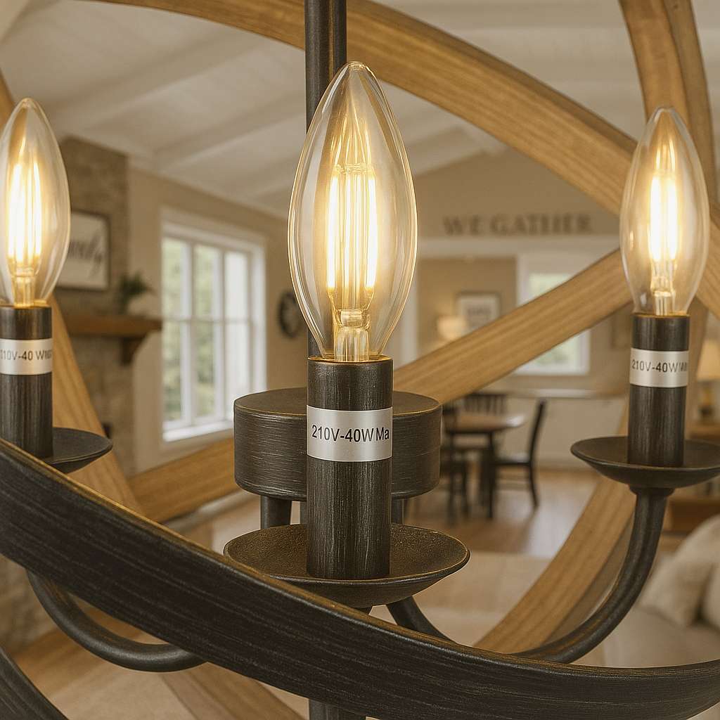 The Ironwood Herald Rustic Chandelier - US - KaveCore