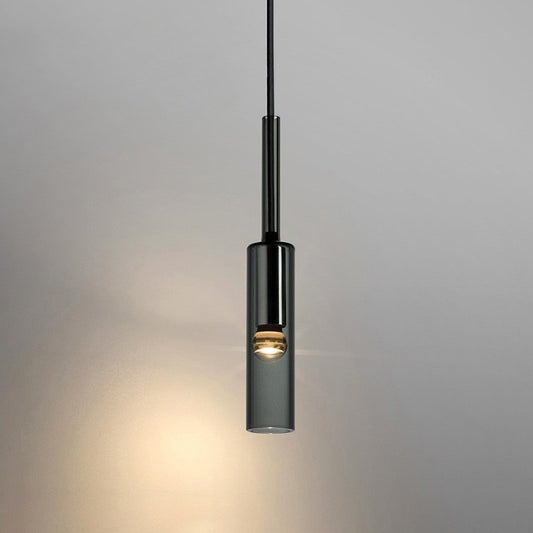 Eclipse Sphere Smoked Crystal Pendant Light