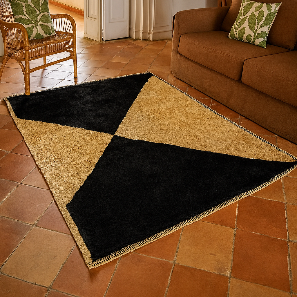 Karma Cross Indian Rug