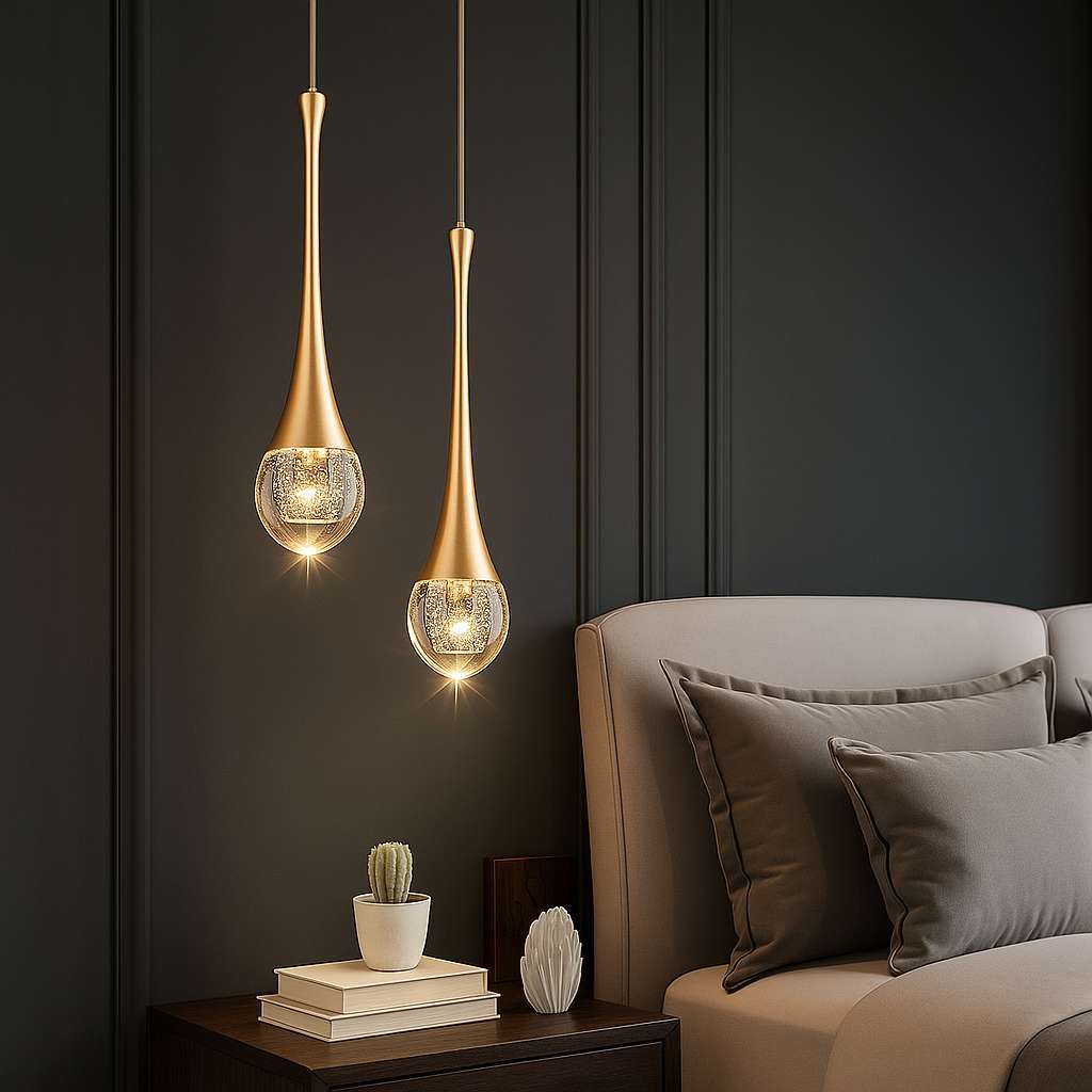 Modern Bubble Crystal Pendant Light - KaveCore