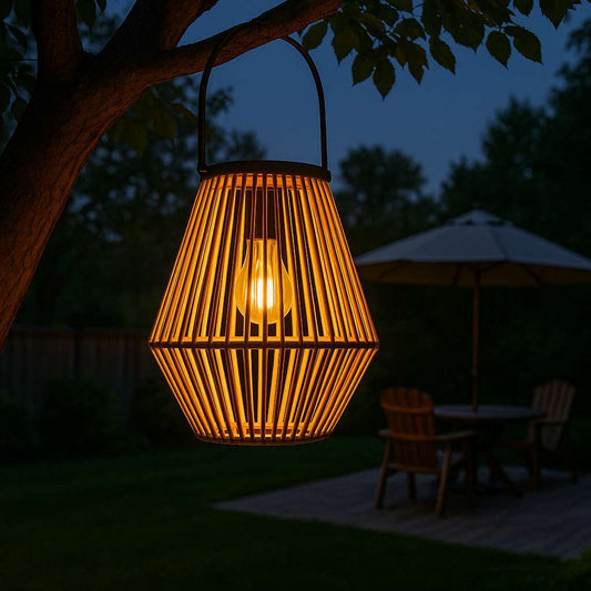 Solora Rattan Lantern - KaveCore