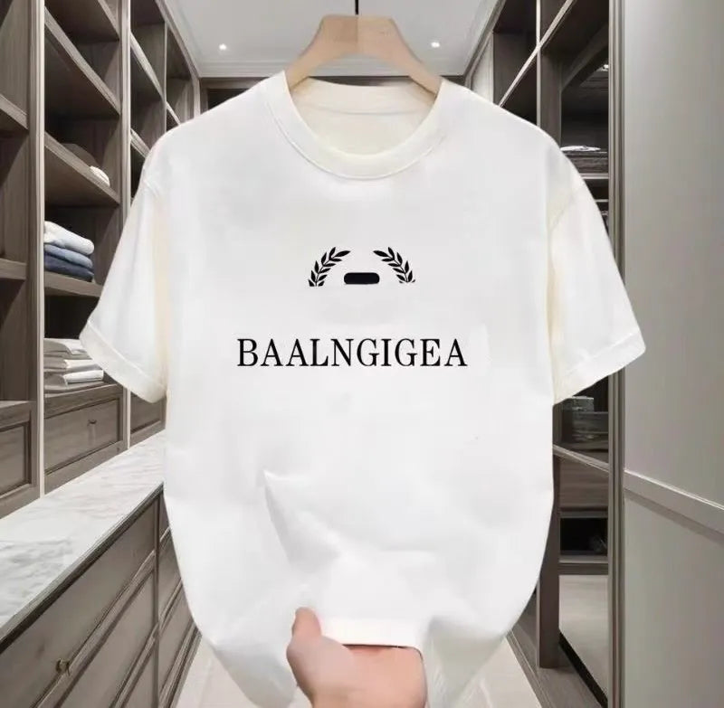 Summer T-shirts Parisian Designer Round Neck