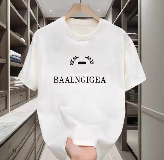 Summer T-shirts Parisian Designer Round Neck