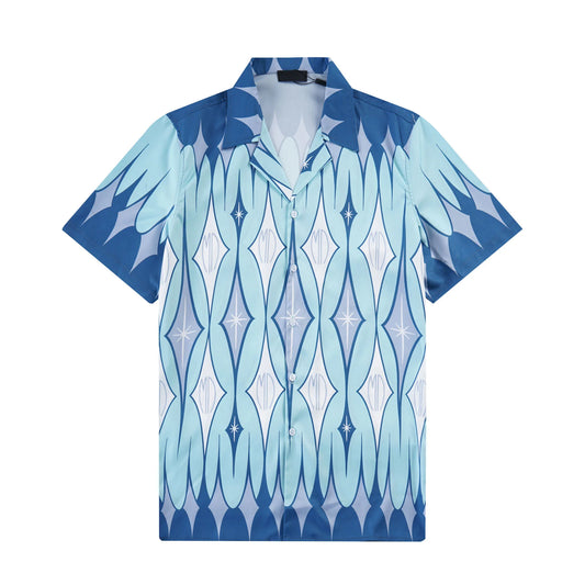 Luxury Mens Designer Shirts Letter Printed AM*R1