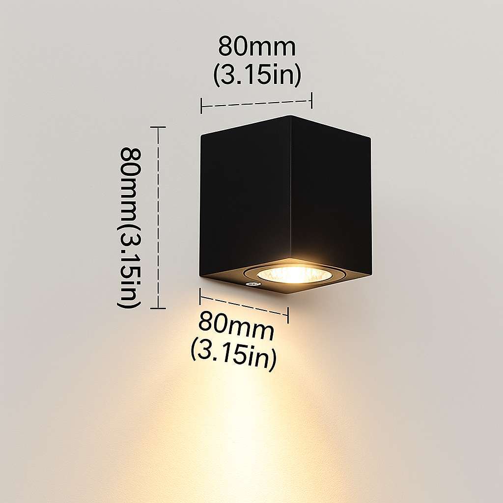 Zenith Square Wall Light - KaveCore