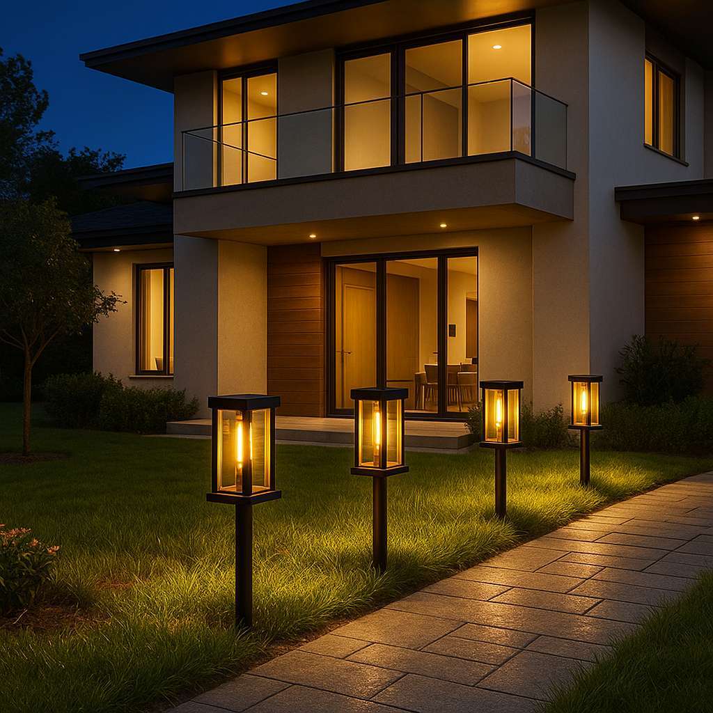 RetroGlow Solar Path Lights - KaveCore