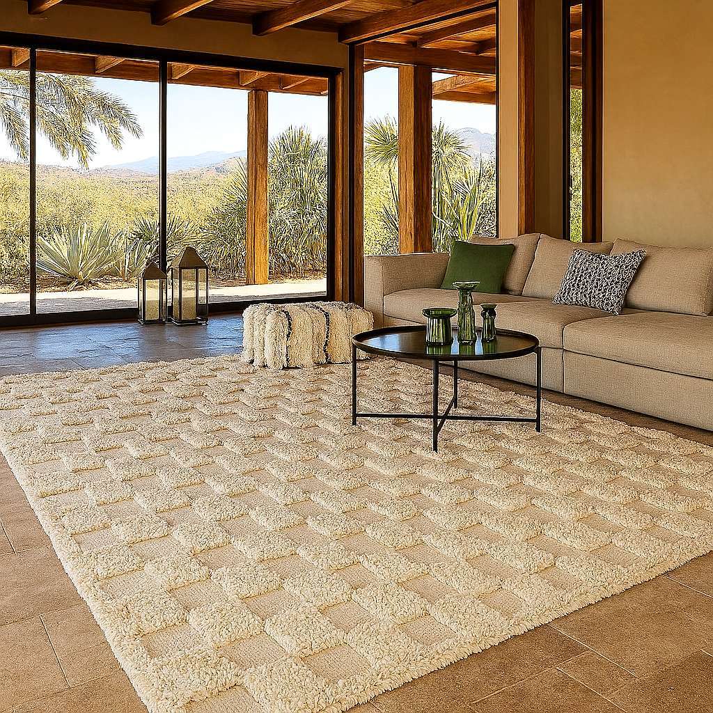 Jaal Patches Indian Rug