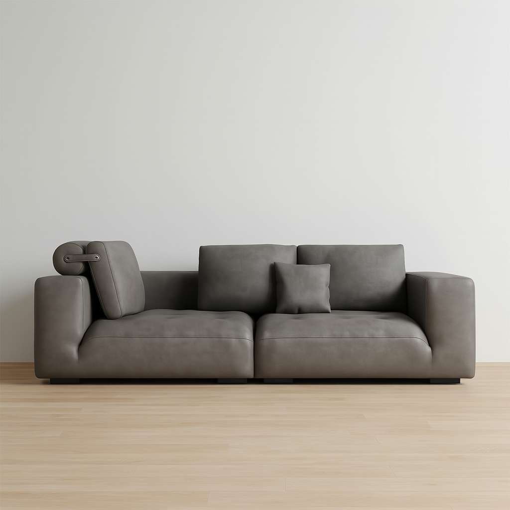 Lazaro Leather Sofa