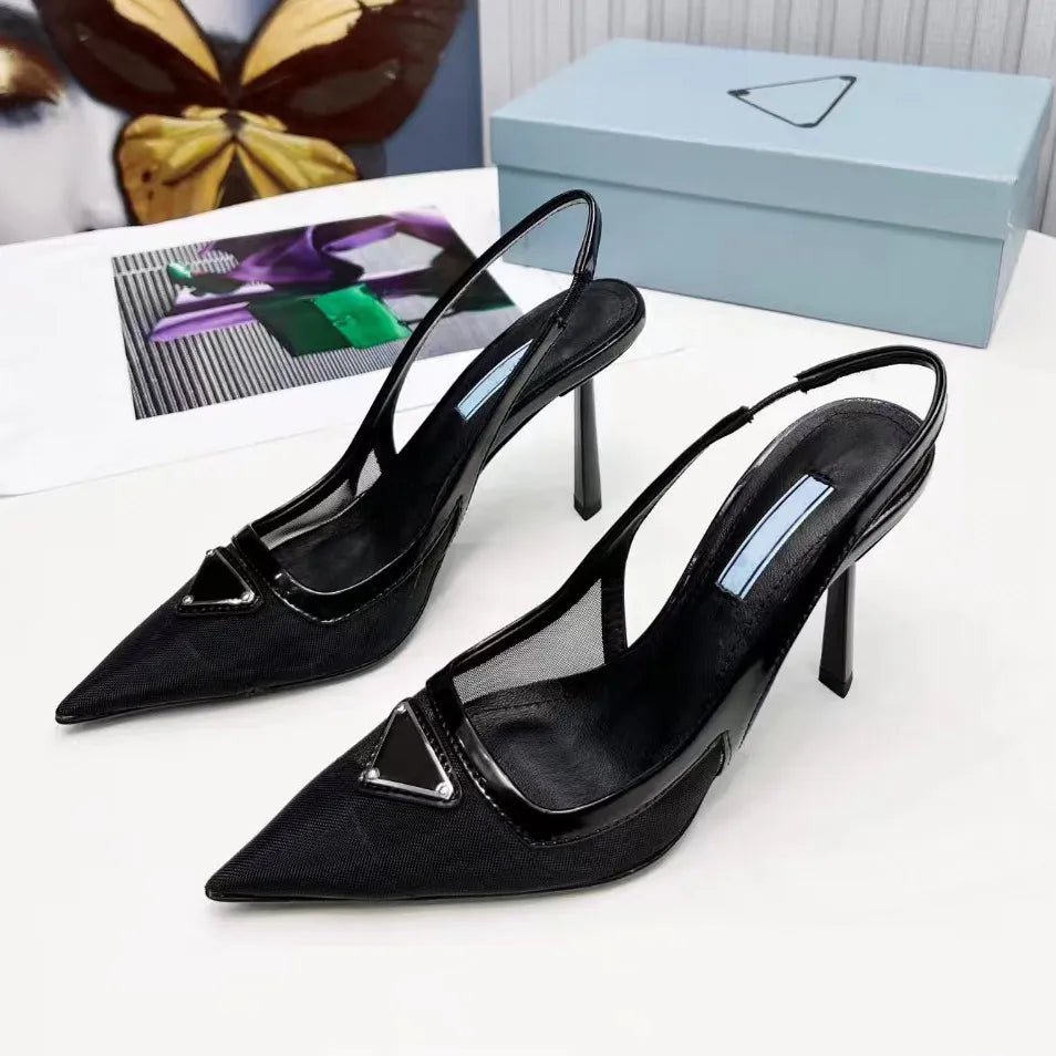 High Heeled Formal Shoes Designer Rhinestone