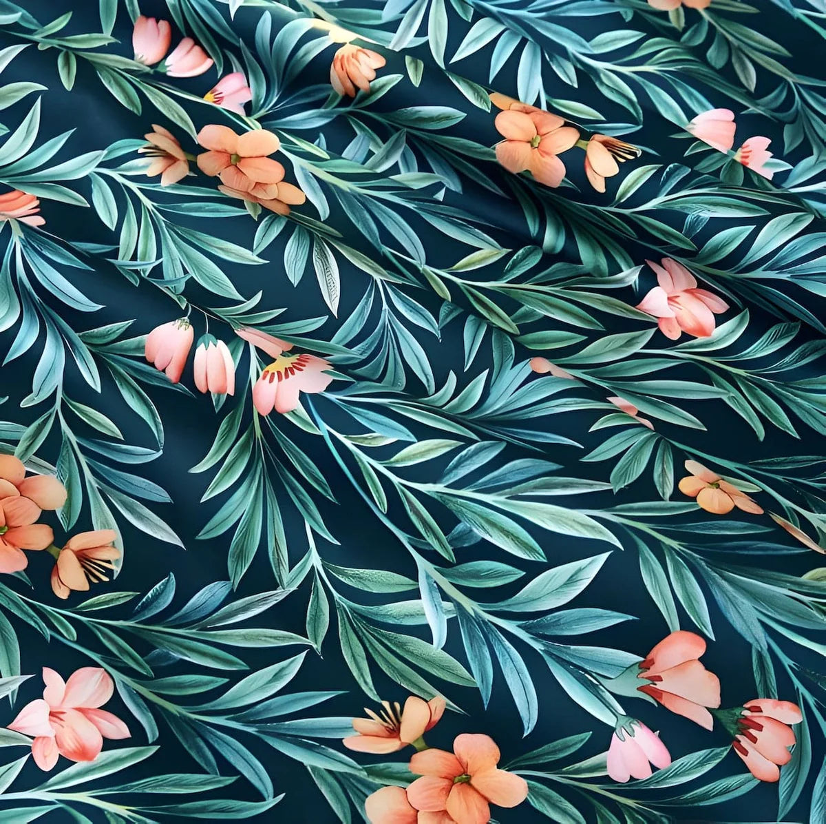 Botanic Dream Egyptian Cotton Duvet Cover Set (Long-staple Sateen Cotton)