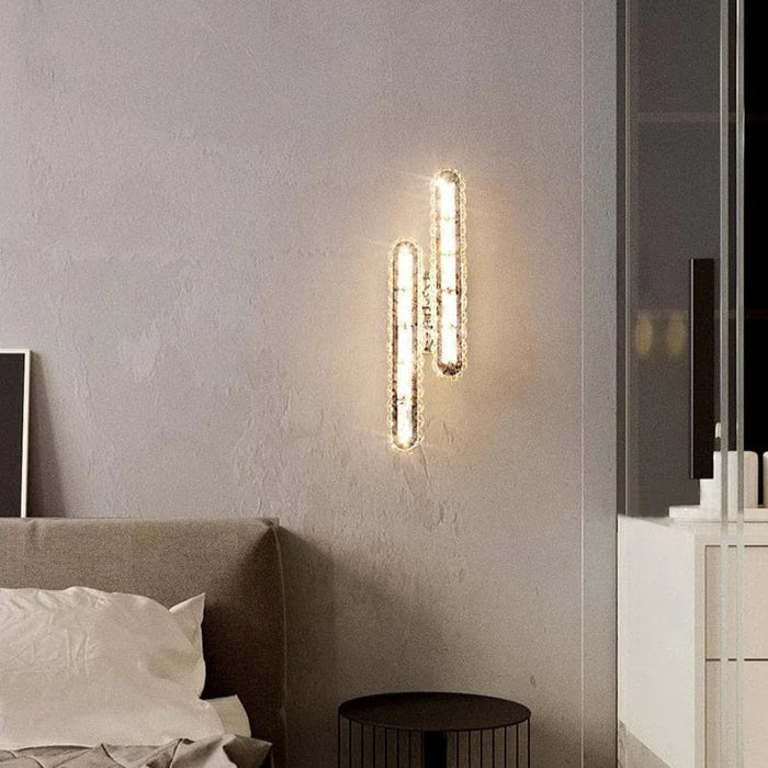 Seraphina Twin Crystal Wall Light