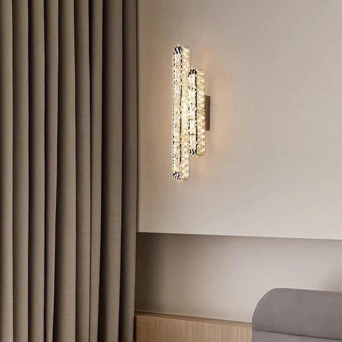 Seraphina Twin Crystal Wall Light