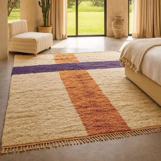 Desert Intersection Moroccan Rug