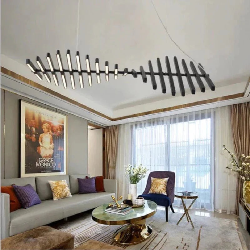 Floating Rib Chandelier