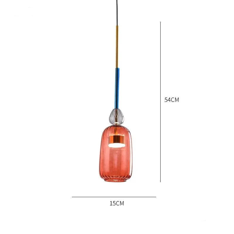ChromaChic Glass Pendant Light