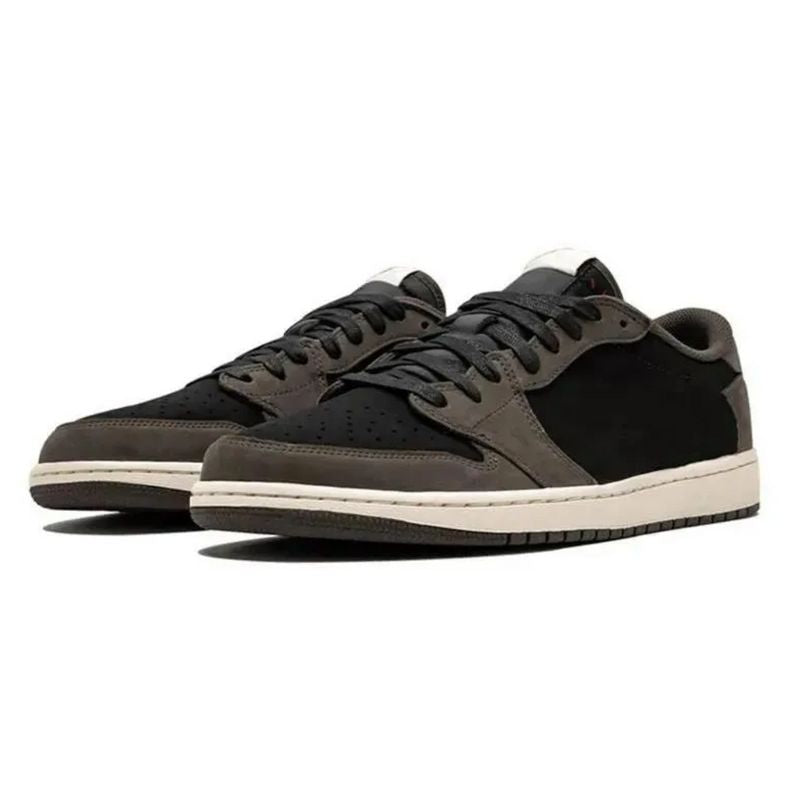 Running Shoes Designer Reverse Mocha Black White Travis Sneakers