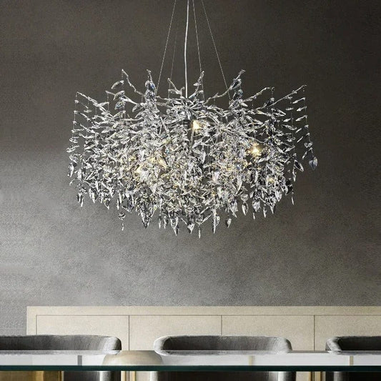 Crystal Rainfall Chandelier