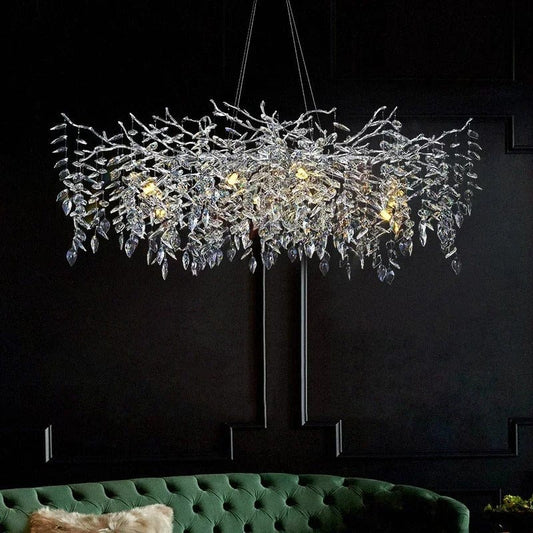 Crystal Rainfall Chandelier
