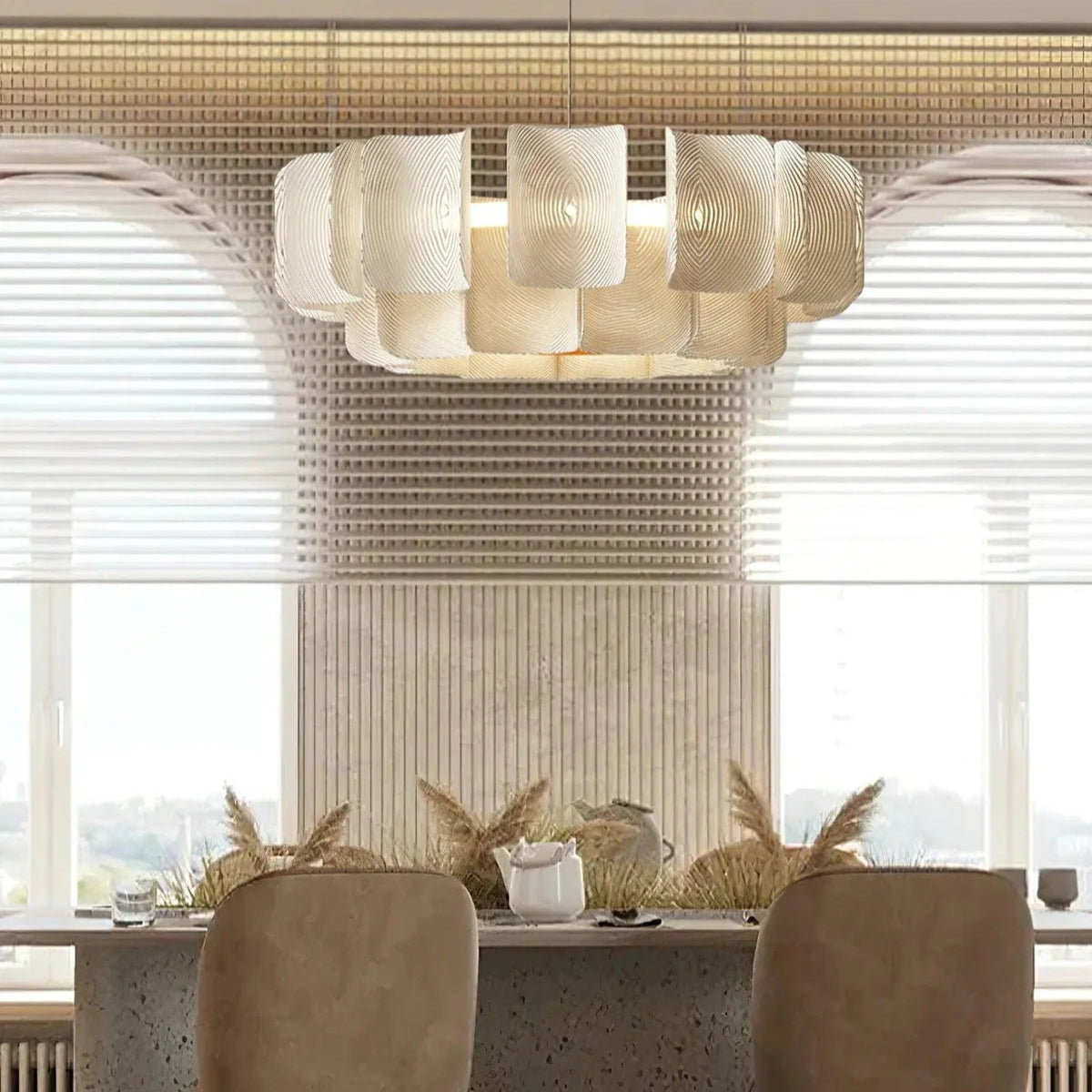 Vellum Orbit Chandelier