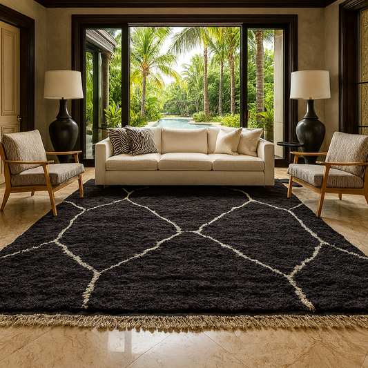 Kali Lines Indian Rug