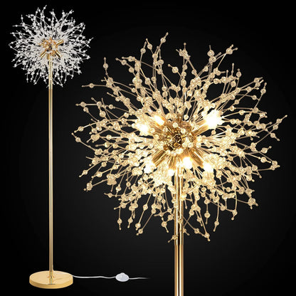Sparkling Crystal Firework Floor Lamp - US - KaveCore