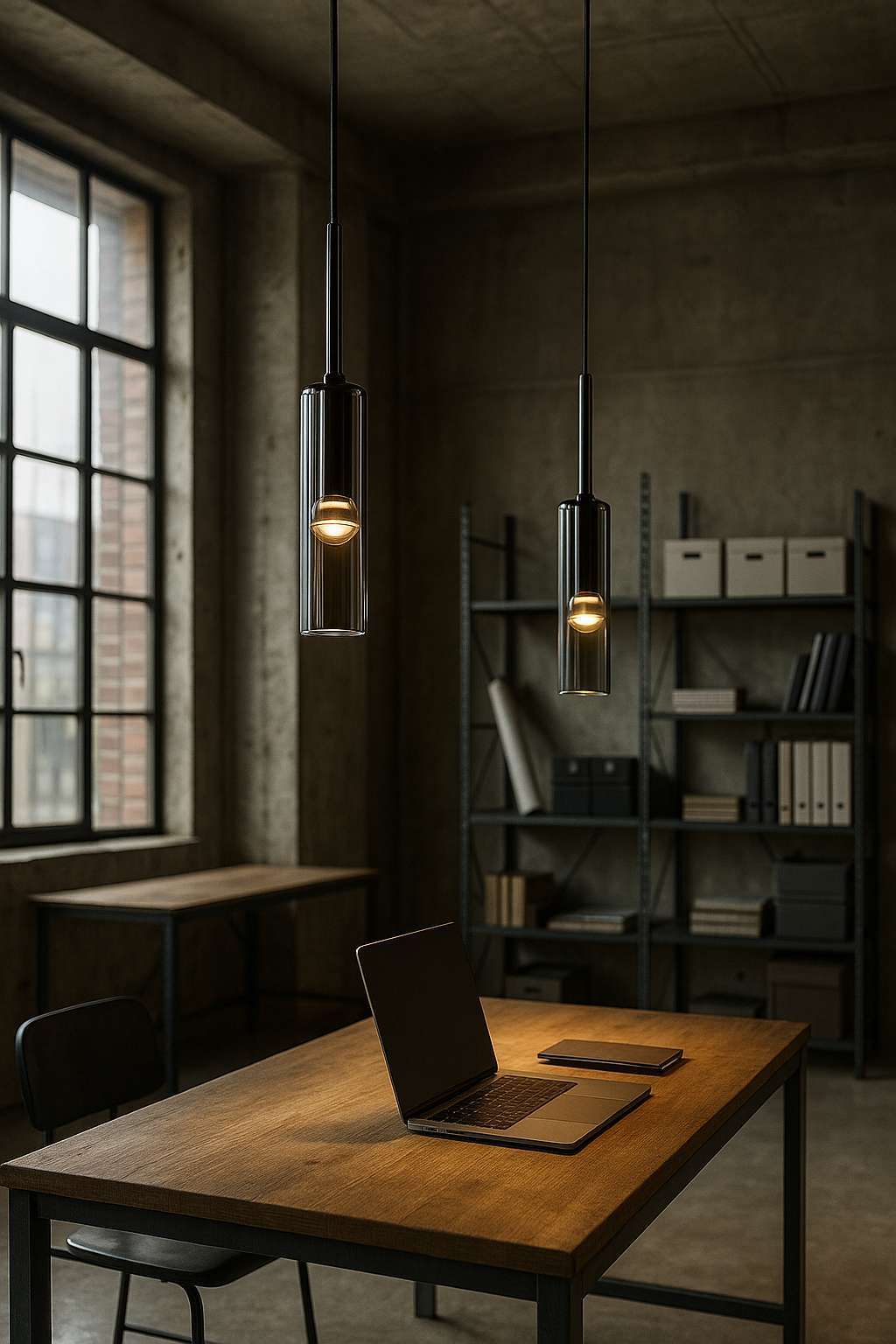 Eclipse Sphere Smoked Crystal Pendant Light