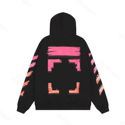 Designer Hoodie Sweater Monet Style Top Graffiti