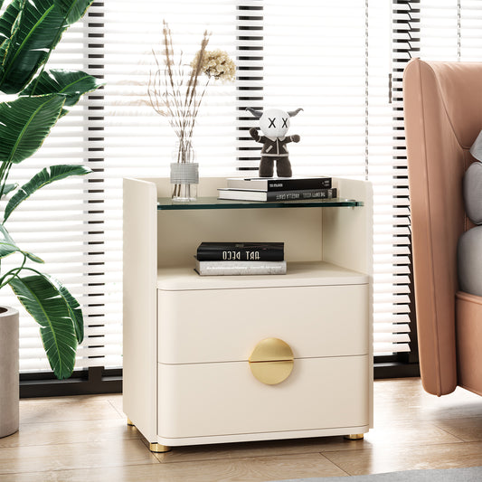 Nova Glass Nightstand US