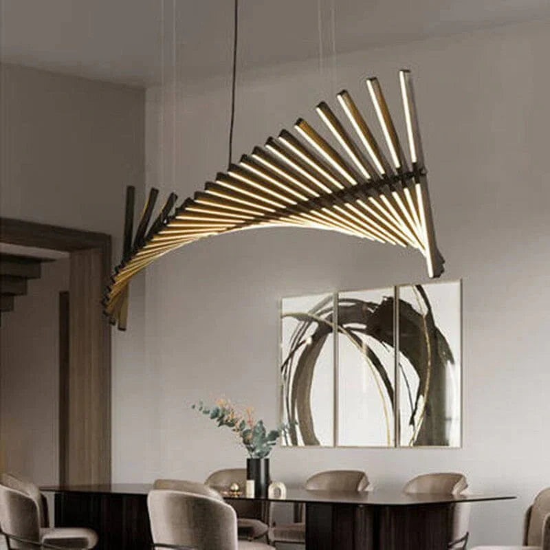 Floating Rib Chandelier
