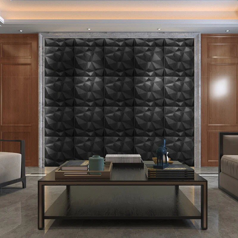Gemstone 3D Leather Wall Panel
