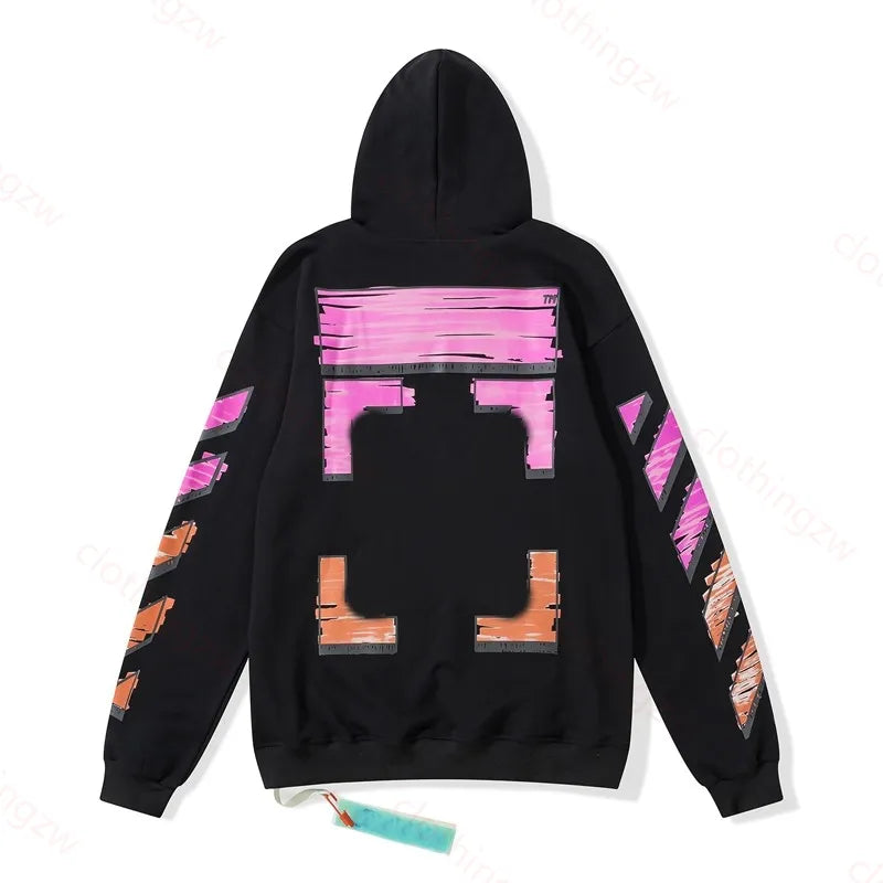 Designer Hoodie Sweater Monet Style Top Graffiti